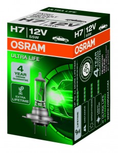 Автолампа H7 12V 55W (PX26d) ULTRA LIFE (1 шт) 64210ULT OSRAM Автолампа H7 12V 55W (PX26d) ULTRA LIFE (1 шт) 64210ULT OSRAM