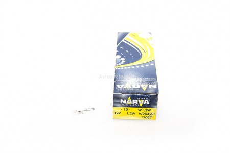 Автолампа 12V W1,2W (W2x4,6d) 17037 CP NARVA Автолампа 12V W1,2W (W2x4,6d) 17037 CP NARVA