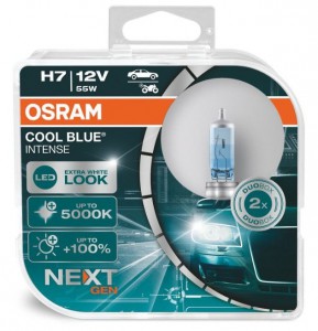 Автолампа H7 12V 55W (PX26d) Cool Blue Intense Next (DuoBox) 64210CBN-HCB OSRAM Автолампа H7 12V 55W (PX26d) Cool Blue Intense Next (DuoBox) 64210CBN-HCB OSRAM