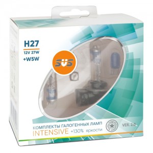 Автолампы 12V H27/881 27W Intensive+130% (2шт+2шт W5W) SVS Ver.2.0 Автолампы 12V H27/881 27W Intensive+130% (2шт+2шт W5W) SVS Ver.2.0