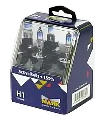 Автолампа H1 12V 55W (PK14.5s) Active Rally + 150% silver (2 шт.) 72120AR+150 "Маяк" Автолампа H1 12V 55W (PK14.5s) Active Rally + 150% silver (2 шт.) 72120AR+150 "Маяк"