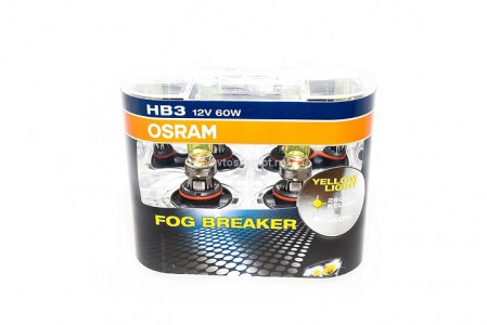 Автолампа HB3 12V 60W (P20D) FOG BREAKER 9005FBR_DuoBox OSRAM Автолампа HB3 12V 60W (P20D) FOG BREAKER 9005FBR_DuoBox OSRAM